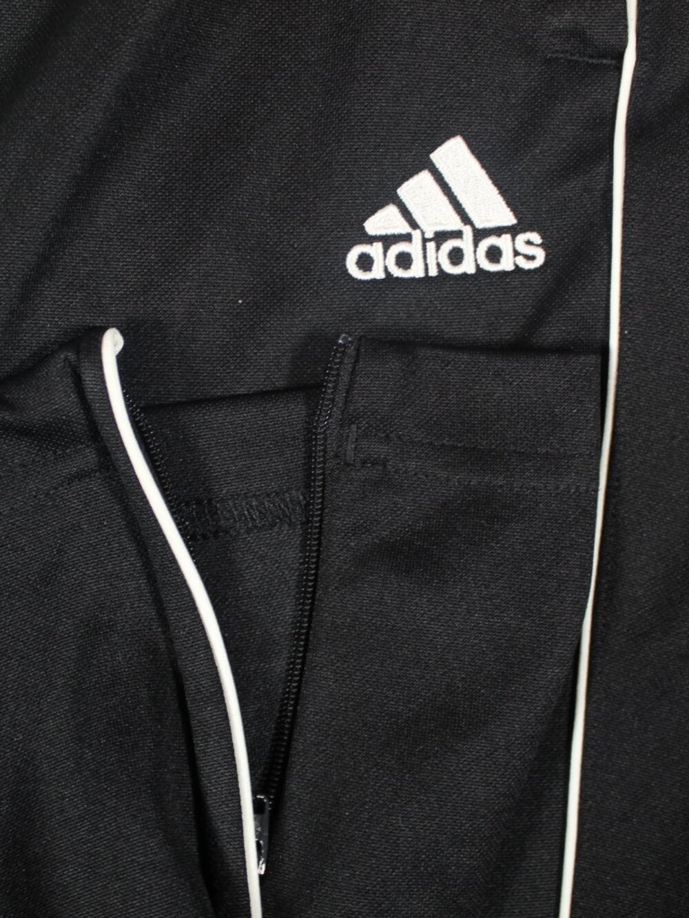 Adidas Womens Medium Aeroready Track Pants Black White Piping - Picture 5 of 9
